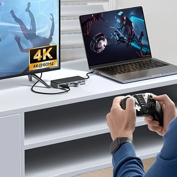 Orico Hubb 3xUSB-A, 1xUSB-C 3.2, HDMI, Ethernet, M.2