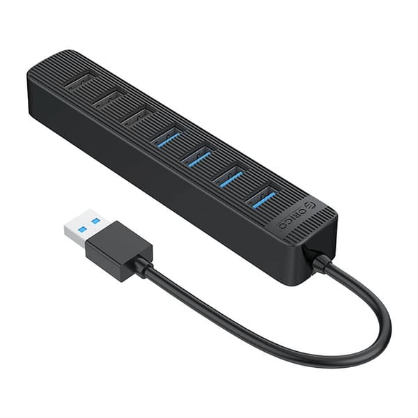 Orico Hubb 4xUSB-A 3.0 3xUSB-A 2.0 1xUSB-C 5V/3A - Svart