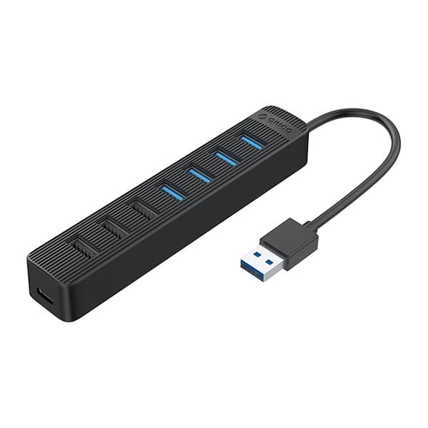 Orico Hubb 4xUSB-A 3.0 3xUSB-A 2.0 1xUSB-C 5V/3A - Svart