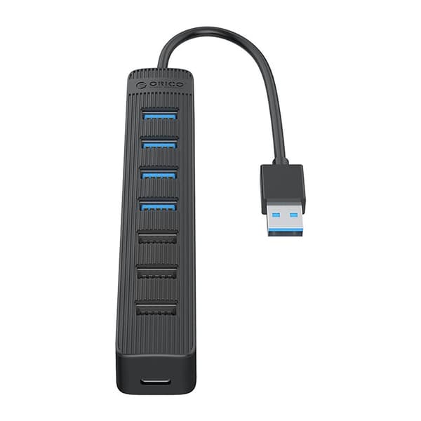Orico Hubb 4xUSB-A 3.0 3xUSB-A 2.0 1xUSB-C 5V/3A - Svart