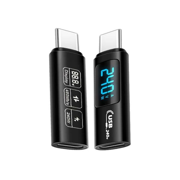 INF 240W USB 2.0 Digital Display Adapter Svart
