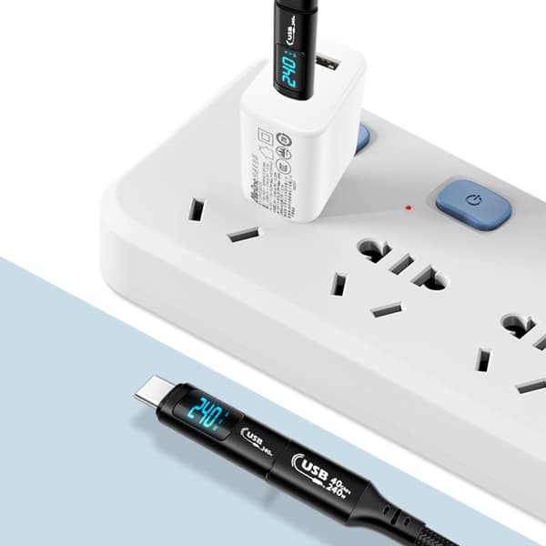 INF 240W USB 2.0 Digital Display Adapter Grå