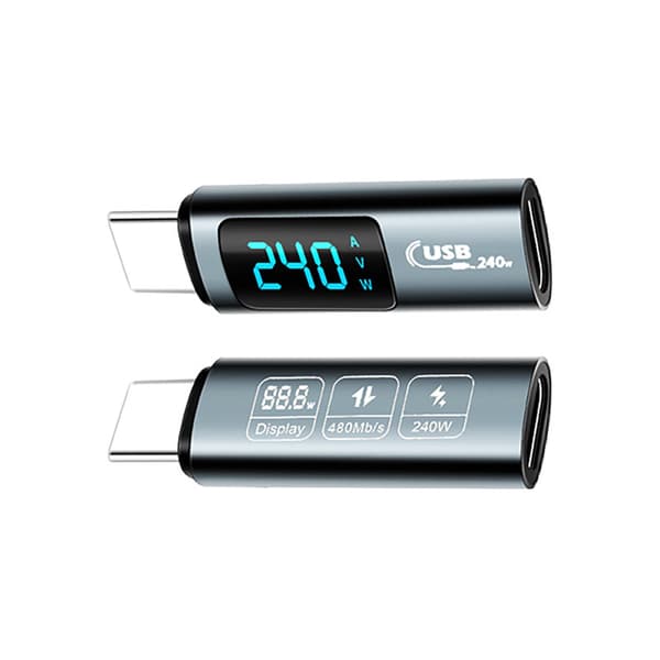 INF 240W USB 2.0 Digital Display Adapter Grå