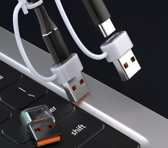USB-Type-C-matkapuhelinsovittimen lataustiedonsiirto OTG-sovitin Applelle