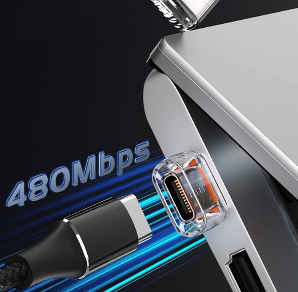 USB-Type-C-matkapuhelinsovittimen lataustiedonsiirto OTG-sovitin Applelle
