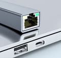 Pikkukuva 2 / 5: USB-verkkoportti verkkokaapelimuunnin Type-C gigabitin verkkokortti tabletille, matkapuhelimelle