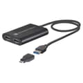 Miniatyrbild 1 av 4: DisplayLink USB till Dual DisplayPort 1.2 4K-adapter - Sonnet USB3-DDP4K