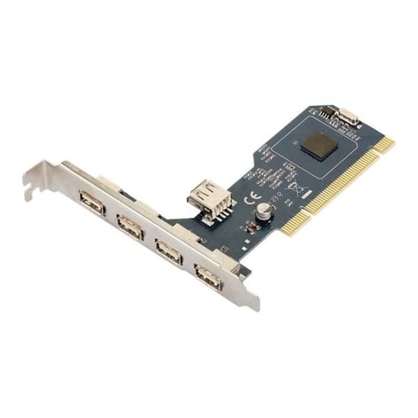 MicroConnect PCI USB 2.0 x5 USB-adapter