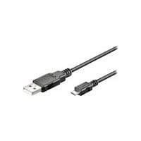 USB-kabel - Microconnect - Typ A (H) till Micro-USB Typ B (H) - 60 cm - Svart - 4 stift