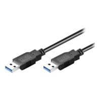 USB-kabel - Microconnect - Typ A (H) 9 stift - 3 m - USB 3.0 - Svart