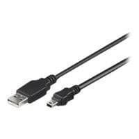 Datakabel - EETEUROPARTS - USB - Typ A (H) till mini USB typ B (H) - 1 m - Svart