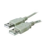 USB-kabel - Microconnect - Typ A (M) - 1,8 m - 4 stift - Svart