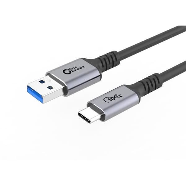 USB-kabel - MICRO CONNECT - USB 3.2 Gen 2 - 2 m - USB C till USB A - 10000 Mbit/s