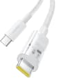 Miniatyrbillede 2 af 3: Baseus Gem USB C til USB C hurtigopladerkabel 2 m 100 W Hvid