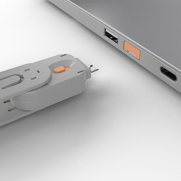 Lindy USB-portblokker - pakke med 4 Farvekode: Orange