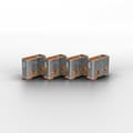 Miniatyrbillede 2 af 2: Lindy USB-portblokker - pakke med 4 Farvekode: Orange