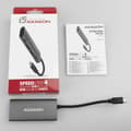 Miniatyrbillede 4 af 9: Axagon HMC-4G2 interface-hub USB 3.2 Gen 2 (3.1 Gen 2) Type-C 10000 Mbit/s Grå