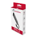 Miniatyrbillede 6 af 9: Axagon HMC-4G2 interface-hub USB 3.2 Gen 2 (3.1 Gen 2) Type-C 10000 Mbit/s Grå