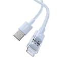 Miniatyrbild 3 av 4: Baseus Gem USB till IP 2.4A snabbladdningskabel 2 m Blå