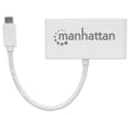 Miniatyrbillede 2 af 5: Manhattan USB-C Dock/Hub, Porte (x4): USB-A (x3) og USB-C, 5 Gbps (USB 3.2 Gen1 aka USB 3.0), Med strømforsyning (60W) til USB-C-port (Bemærk ekstra U