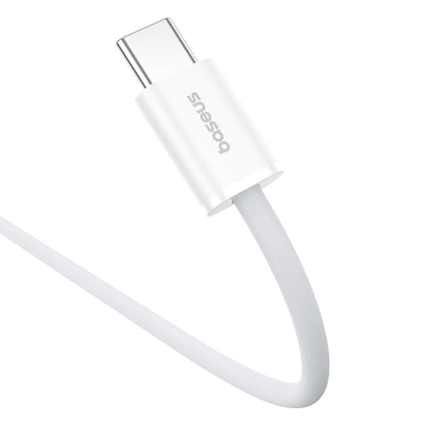 Baseus Superior USB C til USB C datakabel 1 m 30 W Hvid