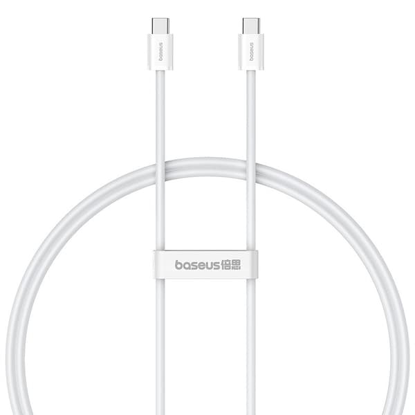 Baseus Superior USB C til USB C datakabel 1 m 30 W Hvid