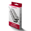 Miniatyrbild 3 av 8: AXAGON HMC-8HLSA USB-C 3.2 Gen 1 Multiport Hub, 3x USB-A + 4K/60Hz HDMI + SD/microSD, Gigabit LAN, Ljud, PD 100W - Silver