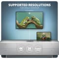 Miniatyrbild 5 av 8: AXAGON HMC-8HLSA USB-C 3.2 Gen 1 Multiport Hub, 3x USB-A + 4K/60Hz HDMI + SD/microSD, Gigabit LAN, Ljud, PD 100W - Silver
