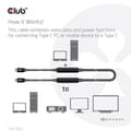 Pikkukuva 3 / 10: CLUB3D USB 3.2 Gen2 Type-C - C aktiivinen kaksisuuntainen kaapeli 8K60Hz M/M 5m / 16.4ft