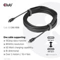 Pikkukuva 9 / 10: CLUB3D USB 3.2 Gen2 Type-C - C aktiivinen kaksisuuntainen kaapeli 8K60Hz M/M 5m / 16.4ft