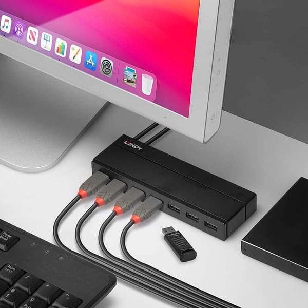 Lindy 7-portars USB 3.0-hubb