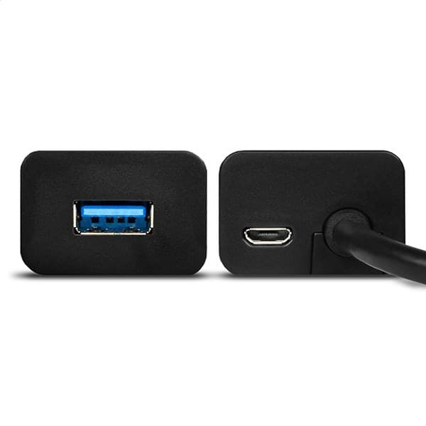 Axagon HUE-S2BP -liitäntäkeskitin USB 3.2 Gen 1 (3.1 Gen 1) Type-A 5000 Mbit/s Musta