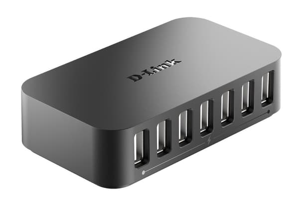 D-Link DUB-H7 USB 2.0 Type-C -kaapeli, musta