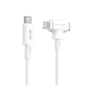 Miniatyrbild 4 av 6: HYPER HyperJuice USB-kabel USB 2.0 1,5 m USB C USB C/Lightning Vit