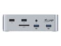 Pikkukuva 2 / 5: LMP USB4 SuperDock 2 15-porttinen telakointiasema MAC ja PC hopea