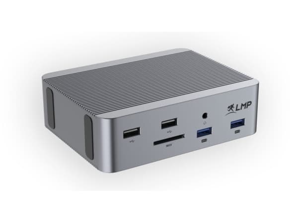 LMP USB4 SuperDock 2 15-porttinen telakointiasema MAC ja PC hopea