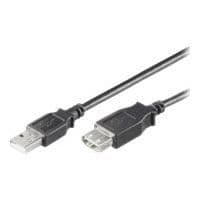 USB-kabelförlängning - EETEUROPARTS - Microconnect - USB 2.0 - 3 m - Svart