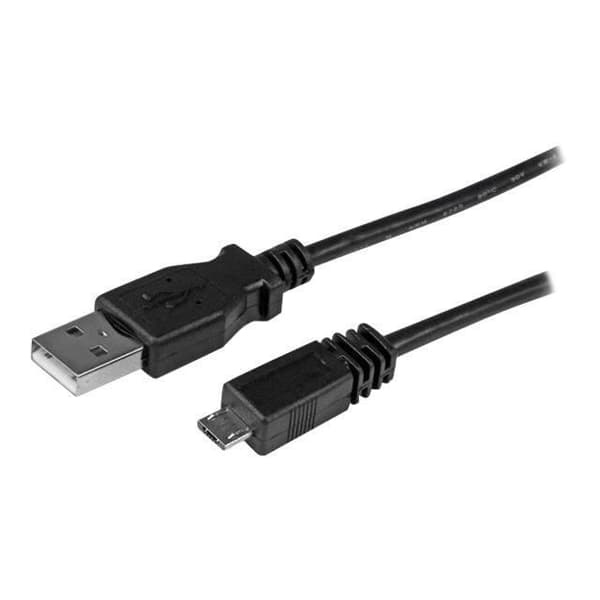 50 cm USB 2.0 A till Micro B-kabel - STARTECH - UUSBHAUB50CM - Svart - Livstidsgaranti