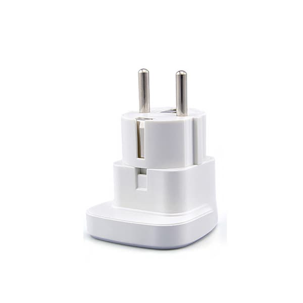 INF Europeisk standard reiseadapter Hvit