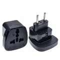 Miniatyrbilde 3 av 4: INF Reiseadapter - Europeisk Standard, Kompakt Design Sort