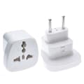 Miniatyrbilde 3 av 4: INF Reiseadapter - Europeisk Standard, Kompakt Design Hvit