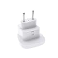 Miniatyrbilde 4 av 4: INF Reiseadapter - Europeisk Standard, Kompakt Design Hvit