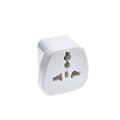 Miniatyrbilde 1 av 4: INF Reiseadapter - Europeisk Standard, Kompakt Design Hvit