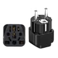 Miniatyrbilde 3 av 4: INF Europeisk standardadapter - rent kobber Sort