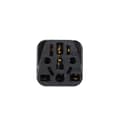 Miniatyrbilde 4 av 4: INF Europeisk standardadapter - rent kobber Sort