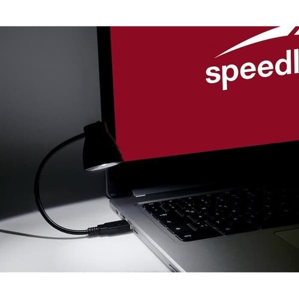 USB-lampa för laptop - SPEED LINK - Svart - Classic line - Flexibel skaft - På/av-brytare
