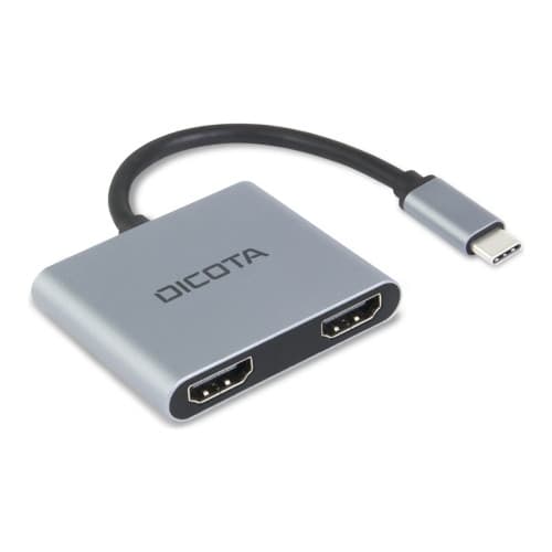 DICOTA 4-in-1 - dockningsstation - USB-C - HDMI