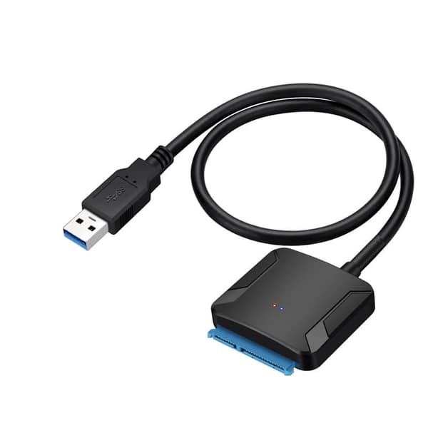 Lollanda SATA til USB 3.0 harddiskadapter – kompatibel med 2,5"/3,5" HDD/SSD, understøttelse af UASP-protokoller