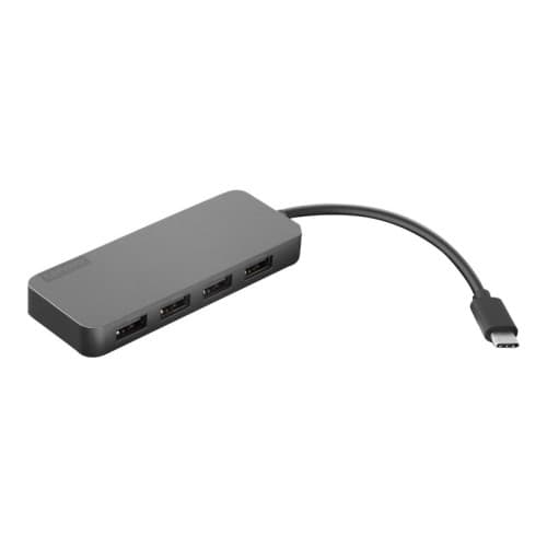 Lenovo USB-C to 4 Port USB-A Hub - hubb - 4 portar