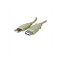 Miniatyrbild 2 av 4: Andra USB-enheter Logo USB-kontakt (2.0), USB AM - USB AF, 3 m, svart, pris för 1 styck.